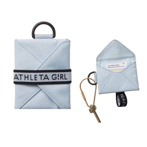 Athleta Handbags - Athleta Girl Card Case Keychain Blue